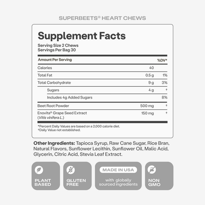SuperBeets® Heart Chews